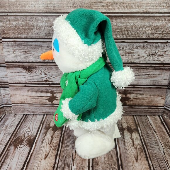 GEMMY Animated Christmas Cha Cha Slider Snowman Singing Dancing 13" WORKS RARE - Picture 5 of 8